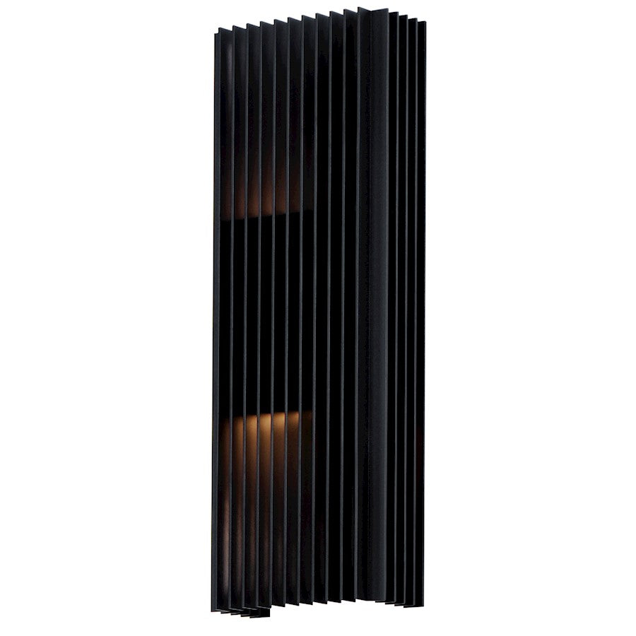 ET2 Lighting Rampart 2 Light Outdoor Wall Mount, Black