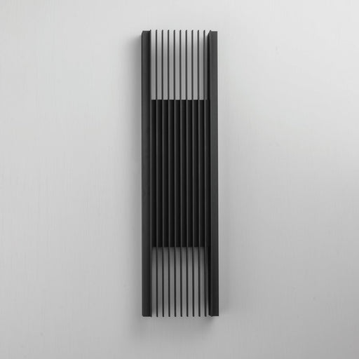 ET2 Lighting Rampart 2-Light XL LED Outdoor Wall Sconce, Black