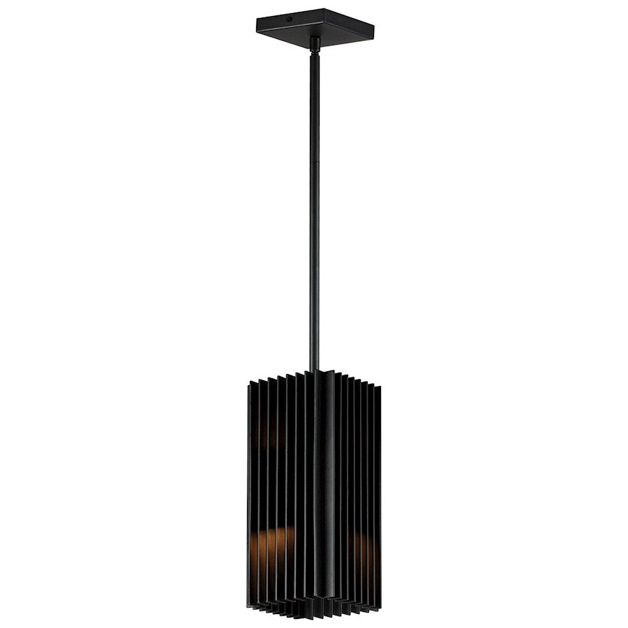 ET2 Lighting Rampart 2 Light LED Outdoor Pendant, Black