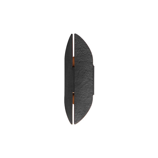 ET2 Lighting Tectonic 2 Light Outdoor Wall Mount, Black/Brass