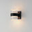 ET2 Lighting Modular 2 Light LED Outdoor, Black/Clear Ribbed