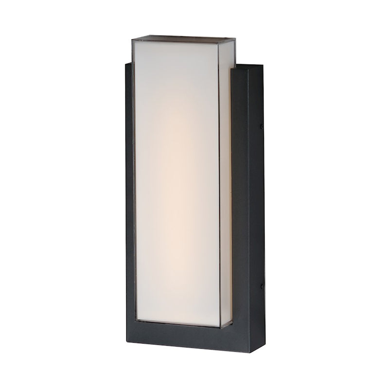ET2 Lighting Tower LED 1 Light Outdoor Wall Sconce, Black/White