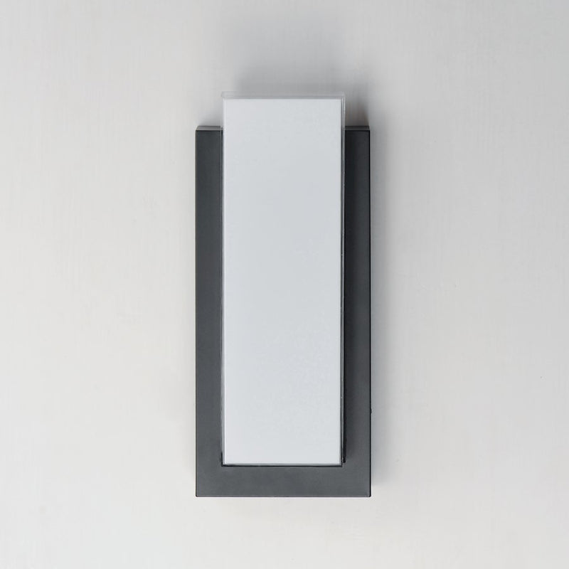 ET2 Lighting Tower LED 1 Light Outdoor Wall Sconce, Black/White