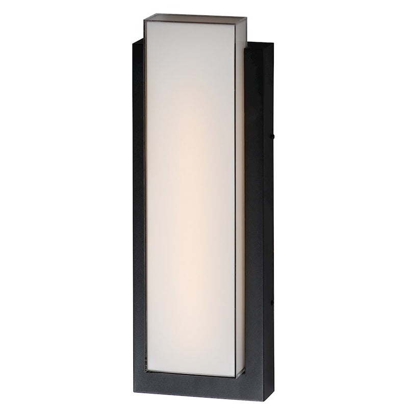 ET2 Lighting Tower LED 1 Light Outdoor Wall Sconce, Black/White