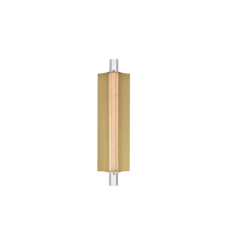 ET2 Lighting Hyperion 1Lt 18" Wall Sconce, Gold/Clear Crystal