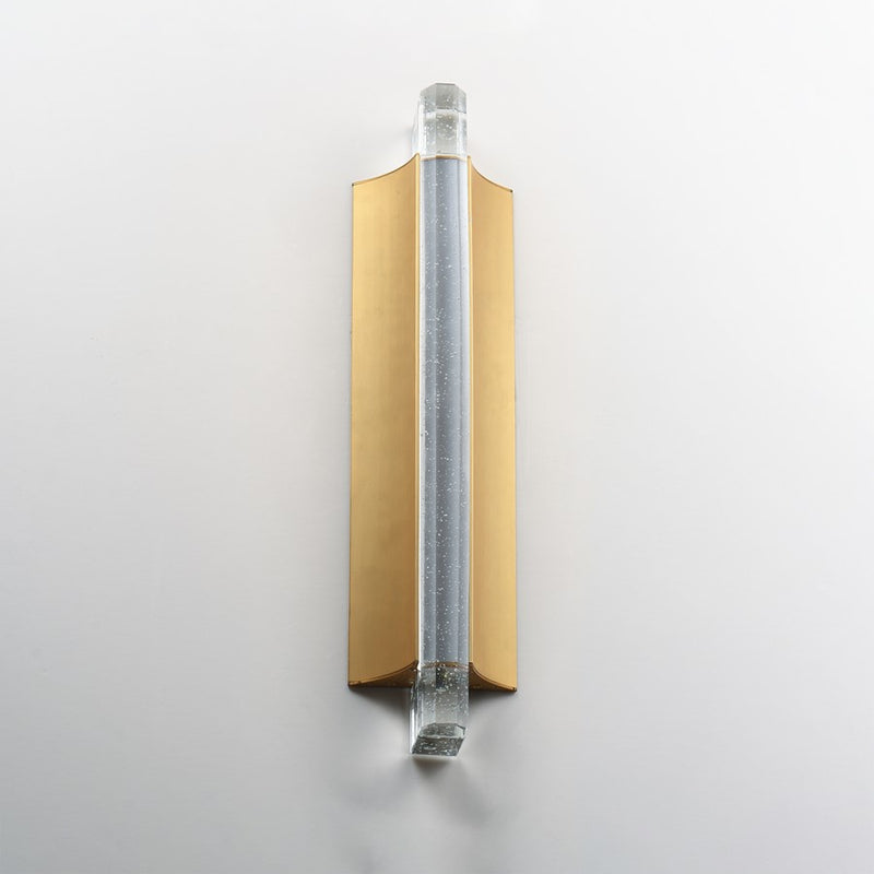ET2 Lighting Hyperion 1Lt 18" Wall Sconce, Gold/Clear Crystal