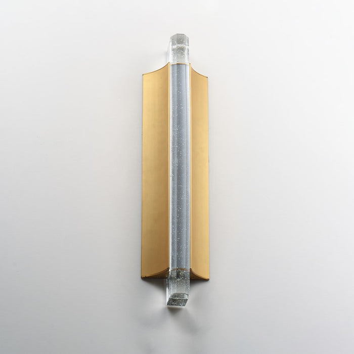 ET2 Lighting Hyperion 1Lt 18" Wall Sconce, Gold/Clear Crystal