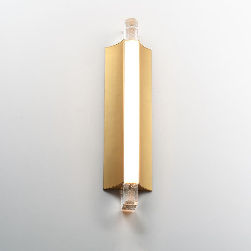 ET2 Lighting Hyperion 1Lt 18" Wall Sconce, Gold/Clear Crystal