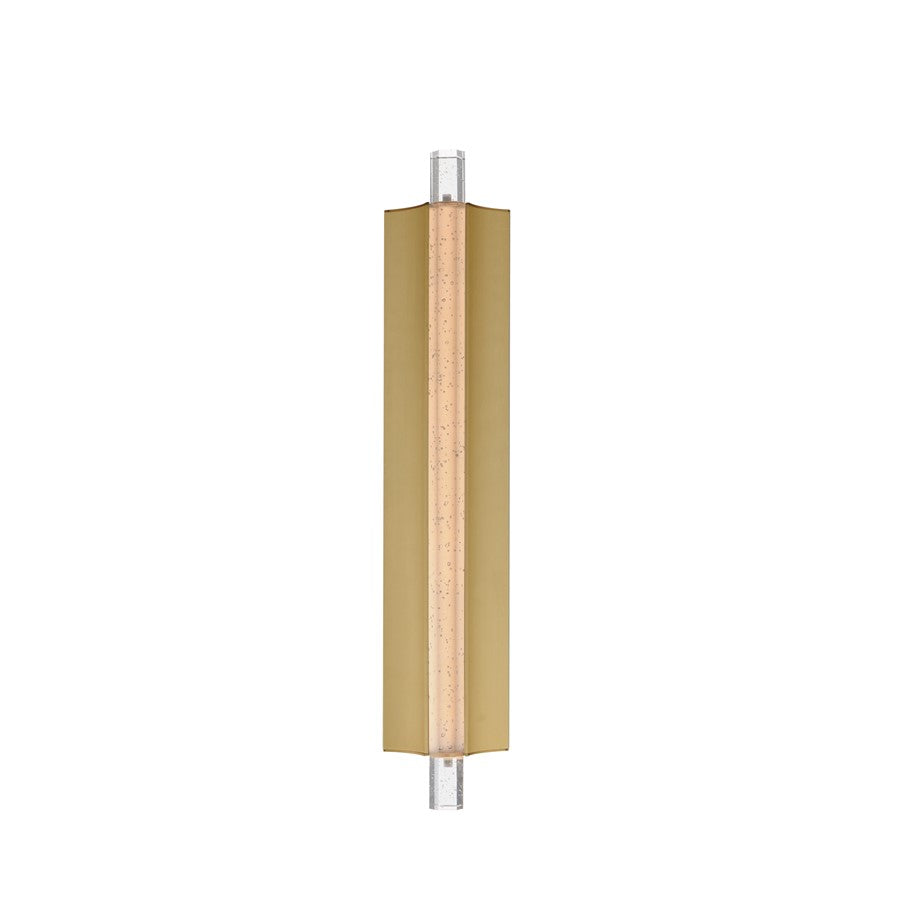 ET2 Lighting Hyperion 1Lt 24" Wall Sconce, Gold/Clear Crystal - E30202-122GLD