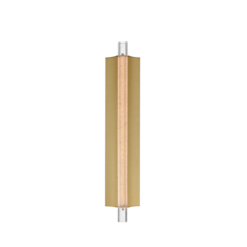 ET2 Lighting Hyperion 1Lt 24" Wall Sconce, Gold/Clear Crystal