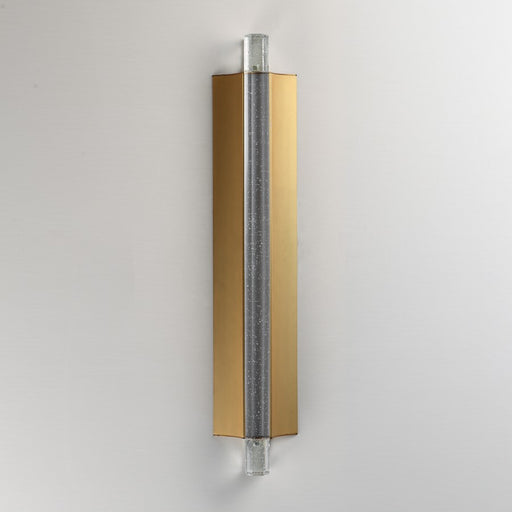 ET2 Lighting Hyperion 1Lt 24" Wall Sconce, Gold/Clear Crystal