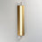 ET2 Lighting Hyperion 1Lt 24" Wall Sconce, Gold/Clear Crystal