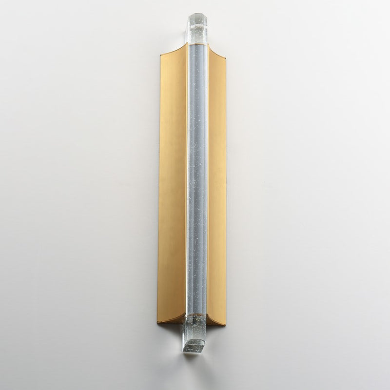 ET2 Lighting Hyperion 1Lt 24" Wall Sconce, Gold/Clear Crystal
