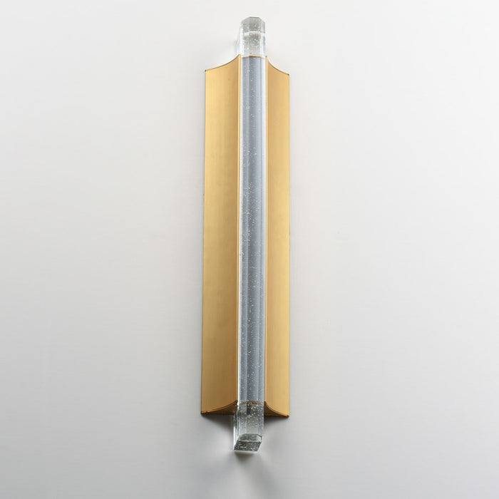 ET2 Lighting Hyperion 1Lt 24" Wall Sconce, Gold/Clear Crystal