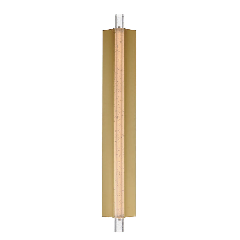 ET2 Lighting Hyperion 1Lt 30" Wall Sconce, Gold/Clear Crystal