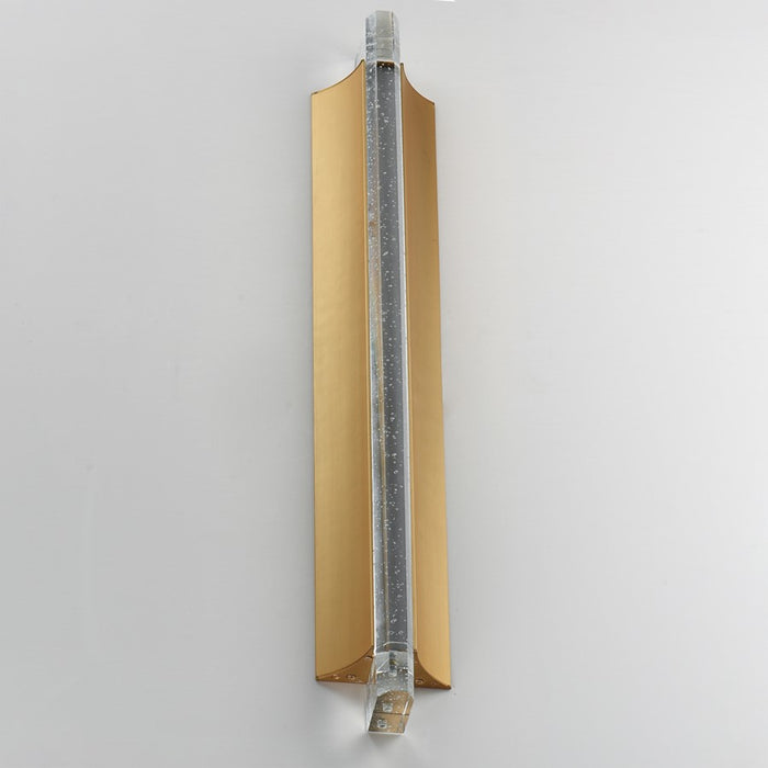 ET2 Lighting Hyperion 1Lt 30" Wall Sconce, Gold/Clear Crystal