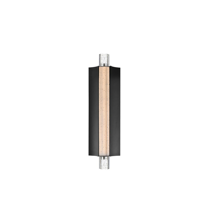 ET2 Lighting Hyperion 1Lt 18" Wall Sconce, Black/Clear Crystal - E30211-122BK