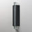 ET2 Lighting Hyperion 1Lt 18" Wall Sconce, Black/Clear Crystal