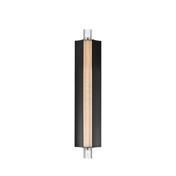 ET2 Lighting Hyperion 1Lt 24" Wall Sconce, Black/Clear Crystal - E30212-122BK