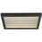 ET2 Lighting Highlander 1Lt 12" LED Outdoor Flush, Black/Linen