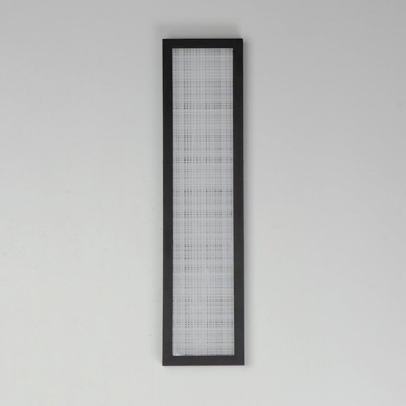 ET2 Lighting Highlander 1Lt 24" LED Bath Vanity, Black/Linen