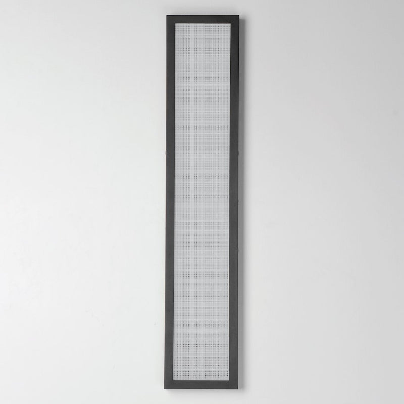 ET2 Lighting Highlander 1Lt 30" LED Bath Vanity, Black/Linen
