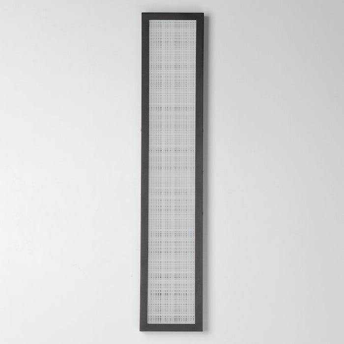 ET2 Lighting Highlander 1Lt 30" LED Bath Vanity, Black/Linen