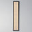ET2 Lighting Highlander 1Lt 30" LED Bath Vanity, Black/Linen