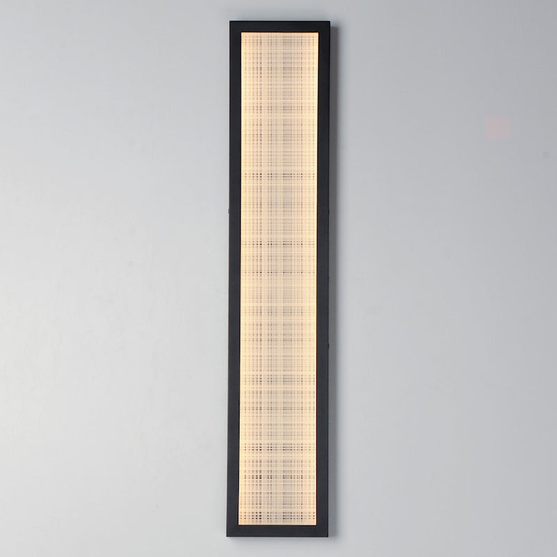 ET2 Lighting Highlander 1Lt 30" LED Bath Vanity, Black/Linen