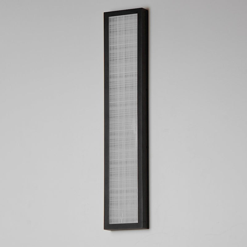 ET2 Lighting Highlander 1Lt 30" LED Bath Vanity, Black/Linen