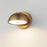 ET2 Lighting Cauldron 1 Light 6" LED Outdoor Wall Sconce, Gold