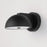 ET2 Lighting Cauldron 1 Light 7" LED Outdoor Wall Sconce, Black