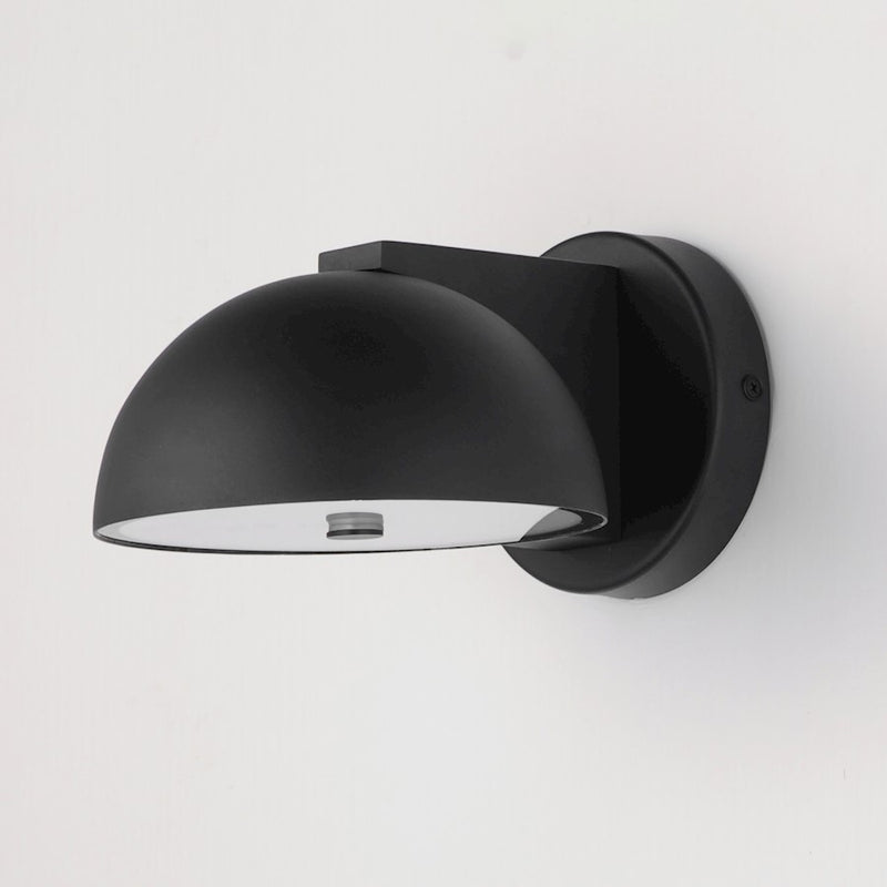 ET2 Lighting Cauldron 1 Light 7" LED Outdoor Wall Sconce, Black