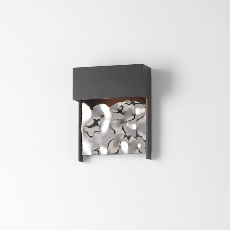 ET2 Lighting Coulee Small 1Lt LED Outdoor Wall Sconce, Black