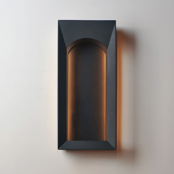 ET2 Lighting Brasilia 2 Light Large LED Outdoor Sconce, Black