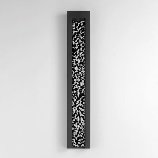 ET2 Lighting Liquid 2Lt 30" LED Outdoor Sconce, Black/Ripple