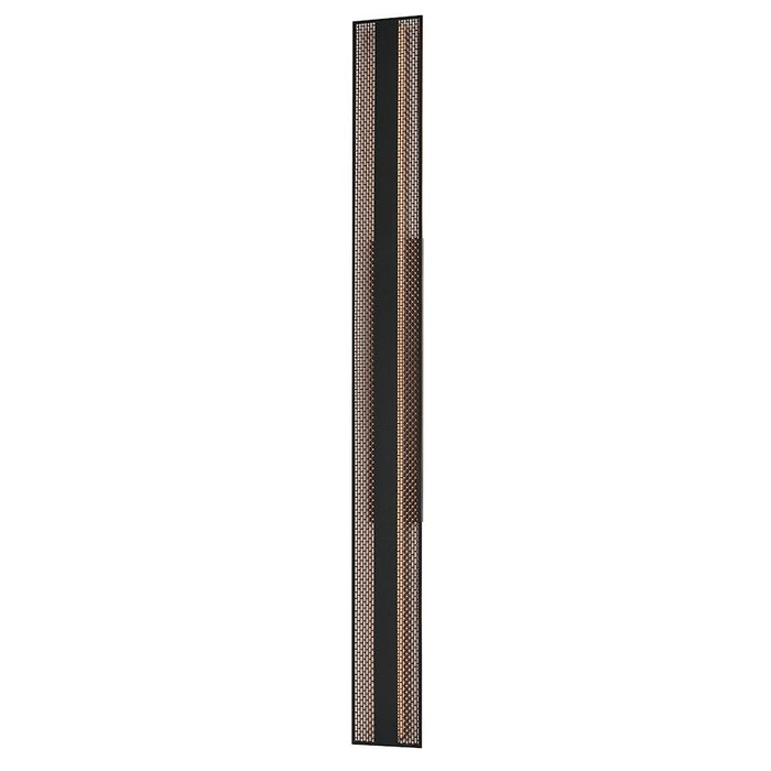 ET2 Lighting Interlace 2Lt 60" LED Outdoor Sconce, Black/Copper - E30294-ACPBK