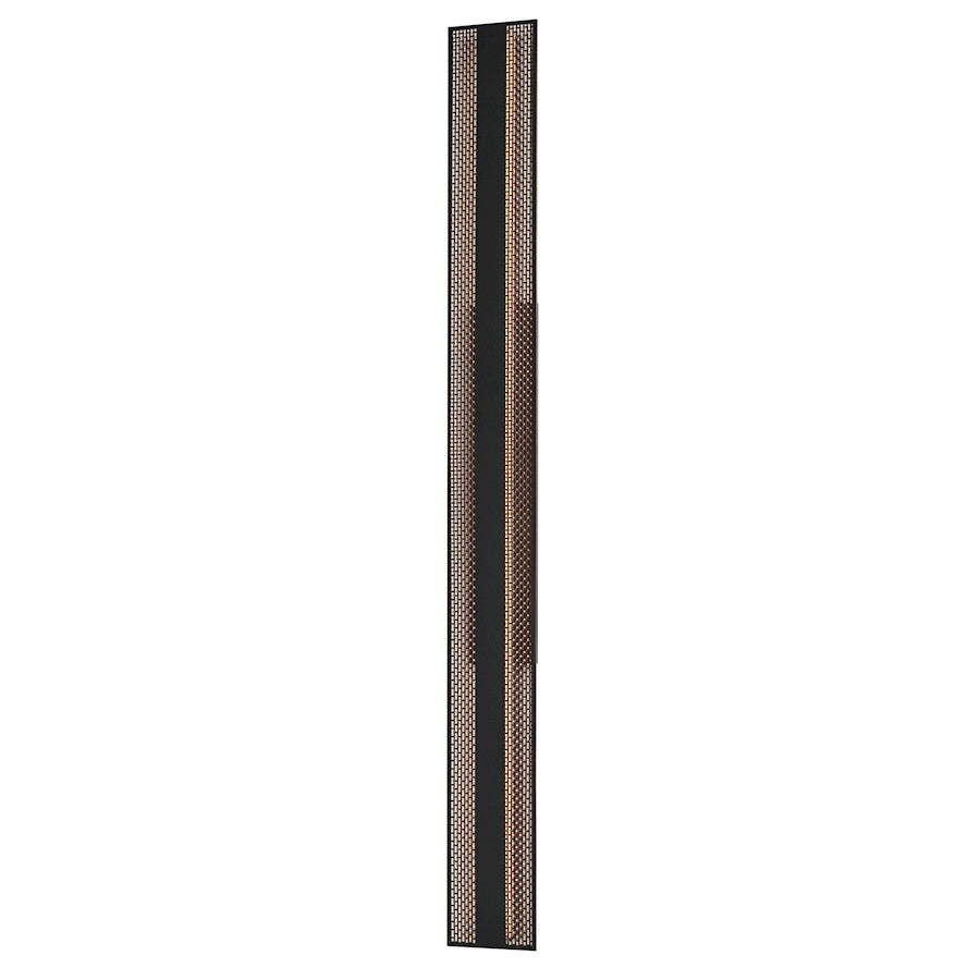 ET2 Lighting Interlace 2Lt 60" LED Outdoor Sconce, Black/Copper - E30294-ACPBK