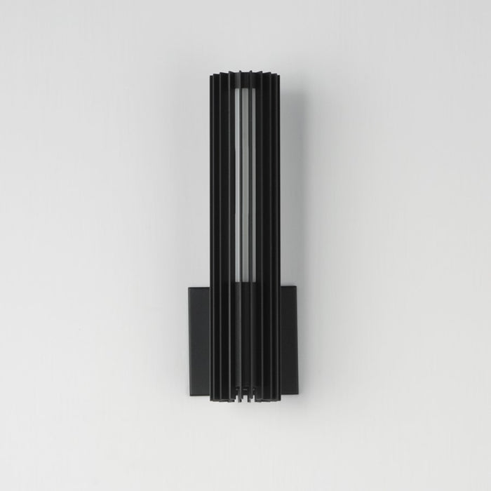 ET2 Lighting Citadel 1 Light 14" LED Outdoor wall sconce, Black