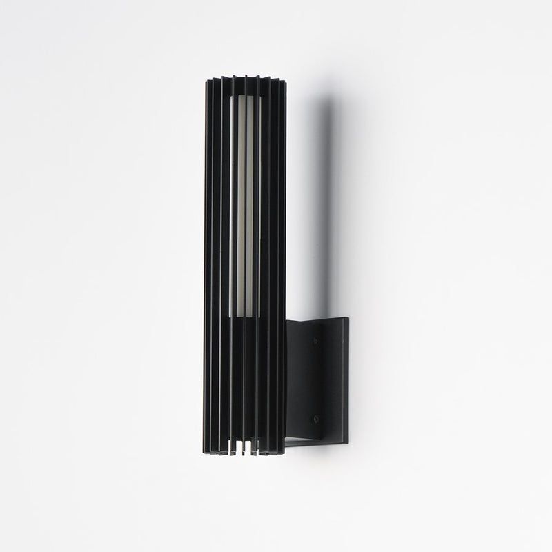 ET2 Lighting Citadel 1 Light 14" LED Outdoor wall sconce, Black