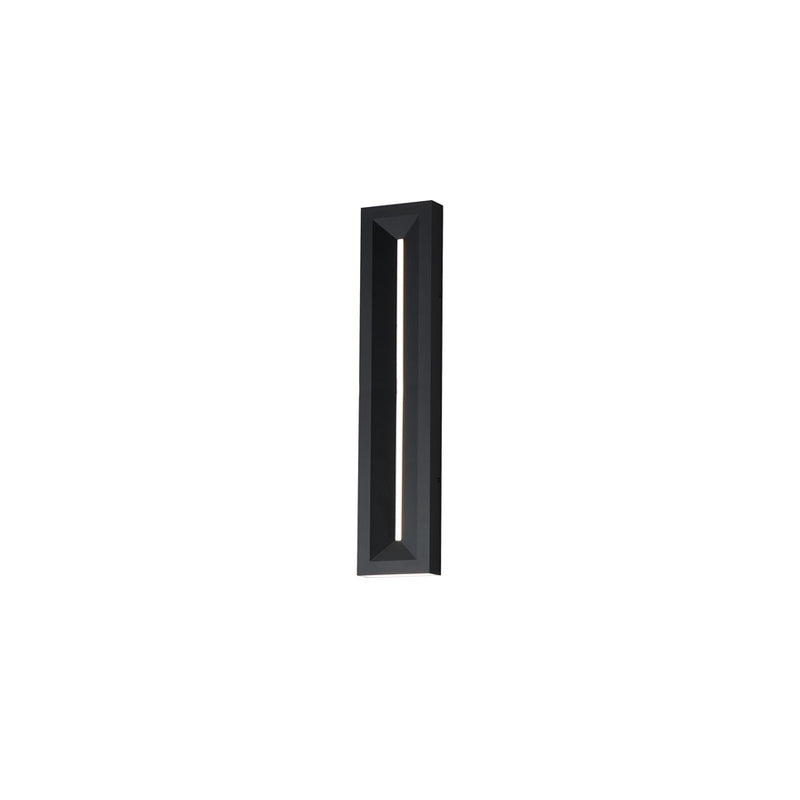 ET2 Lighting Fosso 1 Light 23.5" Outdoor Wall Mount, Black - E30332-BK