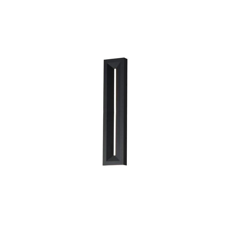 ET2 Lighting Fosso 1 Light 23.5" Outdoor Wall Mount, Black