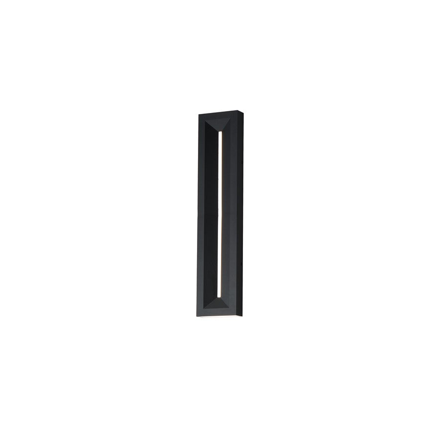 ET2 Lighting Fosso 1 Light 23.5" Outdoor Wall Mount, Black - E30332-BK