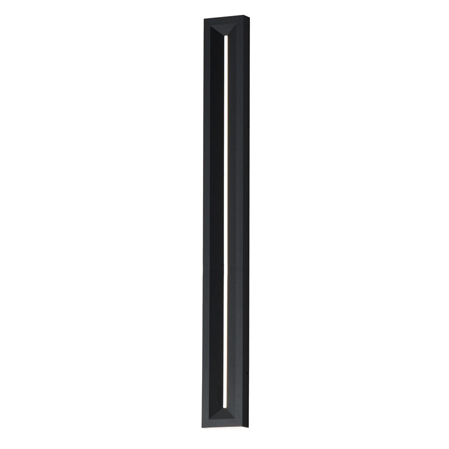 ET2 Lighting Fosso 1 Light 47" Outdoor Wall Mount, Black - E30334-BK