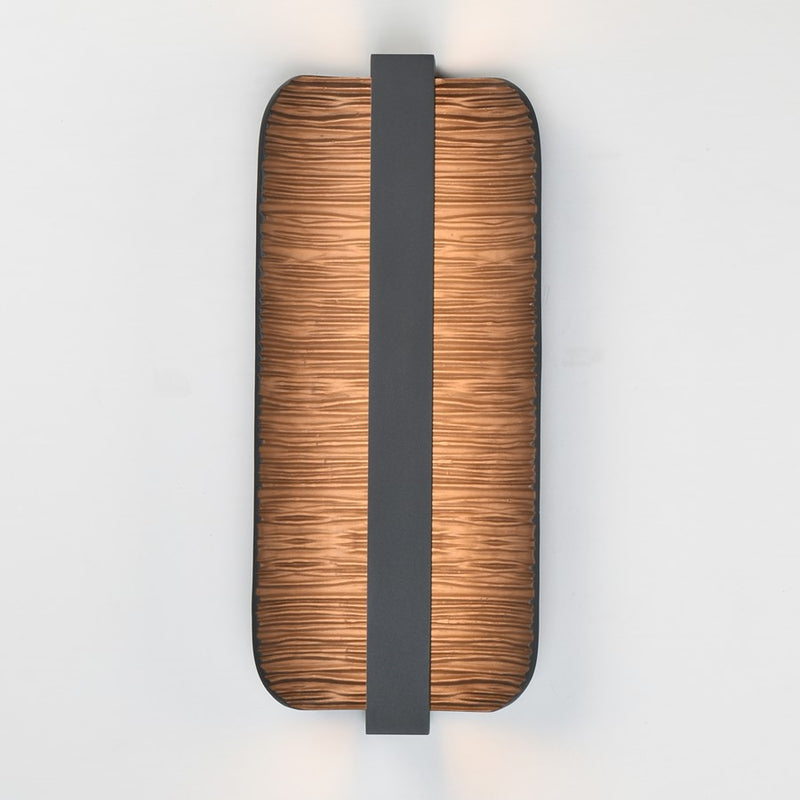 ET2 Lighting Terra 1Lt 16" LED Outdoor Wall Sconce, Bronze
