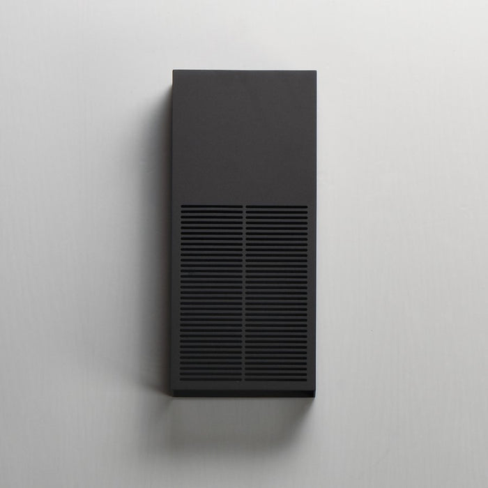 ET2 Lighting Grate 1Lt 14" LED Outdoor Wall Sconce, Bronze