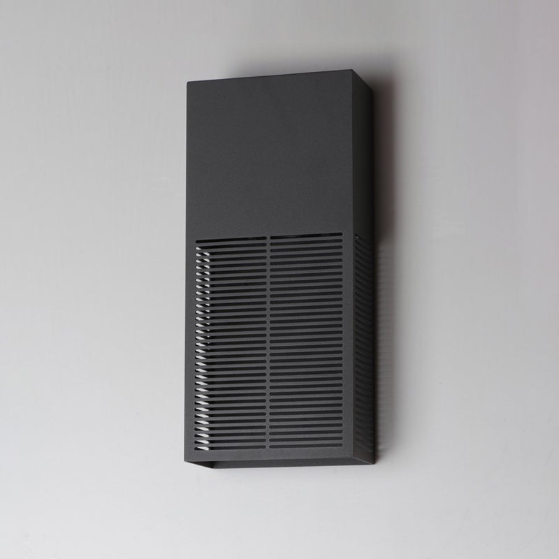 ET2 Lighting Grate 1Lt 14" LED Outdoor Wall Sconce, Bronze