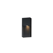ET2 Lighting Grate 1 Light 14" LED Outdoor Wall Sconce, Black - E30392-BK