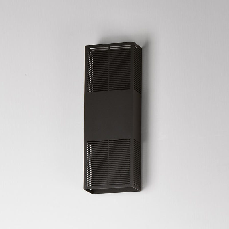 ET2 Lighting Grate 2Lt 18" LED Outdoor Wall Sconce, Bronze