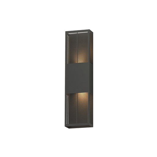 ET2 Lighting Grate 2Lt 24" LED Outdoor Wall Sconce, Bronze - E30394-ABZ